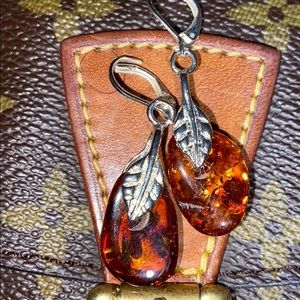 Authentic Baltic Amber earrings
